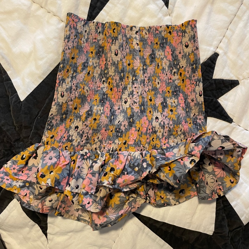 Talulah blossom smocked shorts